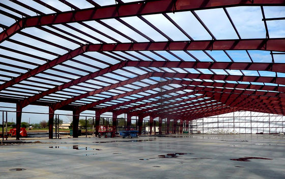 Industrial Warehouse Metallic Frame Shed with AiSi Standard and Sandwich Panel Roofing