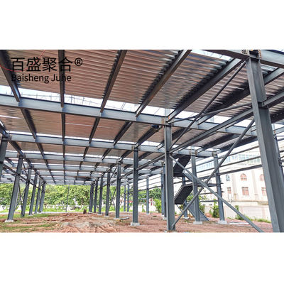 Wide Span Steel Structure Reinforced Mobile Building for Light Industrial Shed Design