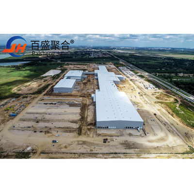 State-of-the-art Pre-engineered Steel Structure Warehouse for Ceramic Processing Tools