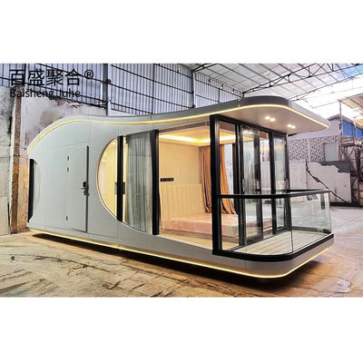 Steel Prefab Modular 2023 Space Capsule Home/Hotel/House for Landscape Decoration