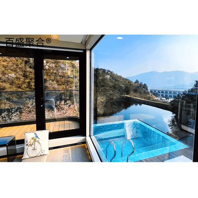 Customized Color Space Capsule House for Modular Living Solution Landscape Decoration