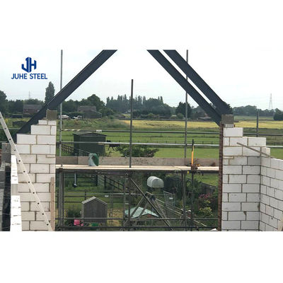 Q235/Q235B/Q355/Q355B Steel Structure for Function Hall Design Red Iron Pre Engineered