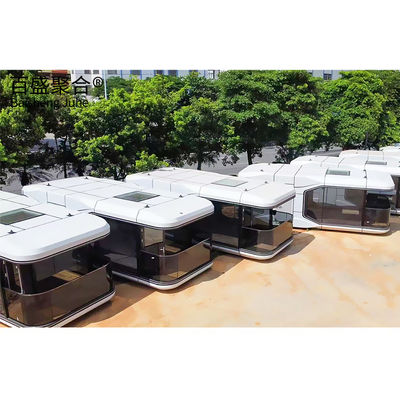 Customized Color Space Capsule House for Modular Living Solution Landscape Decoration