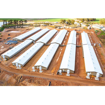 Custom-Design Prefabricated Steel Structure Industrial Building with Metal Frame Hall