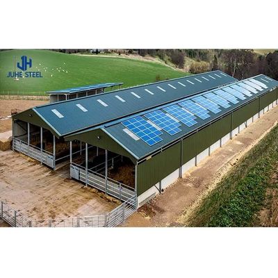 Custom-Design Prefabricated Steel Structure Industrial Building with Metal Frame Hall