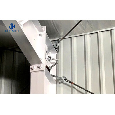 Metal Construction Warehouses Light Steel Structure Frame for Prefabricated Buildings