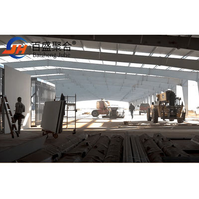 Galvanized Frame Industrial Custom Prefab House with C.Z Shape Steel Channel Purlin