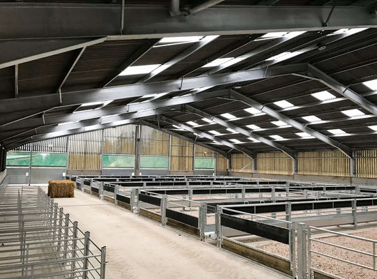 Open Side Poultry House Type Prefabricated Shed for Goat Pig Horse and Cattle Farming