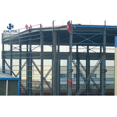 Light Steel Structure Warehouse with Self Storage Roof Trusses and Prefabricated Frame