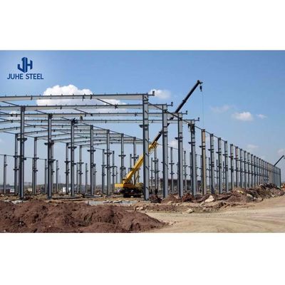 Light Steel Structure Warehouse with Self Storage Roof Trusses and Prefabricated Frame