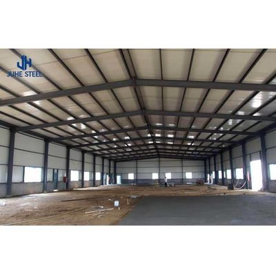 Light Steel Structure Warehouse with Self Storage Roof Trusses and Prefabricated Frame