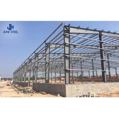 Large Span Steel Structure Plant Frame Prefab Warehouse Prices in Storage Application