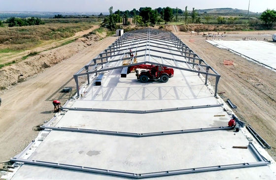 Custom Colors Steel Structures for Horse Stall Barn Plans at Prefab Poultry Farm