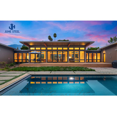 Steel Frame Homes With Low Carbon Steel Q235 Q345 Main Structure