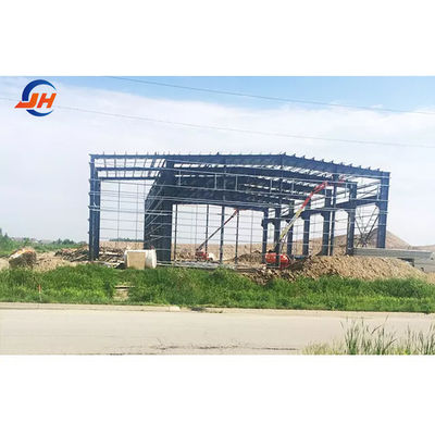 Steel Structural Fabrication Construction Galvanized Wide Span Prefab Hanger Warehouse