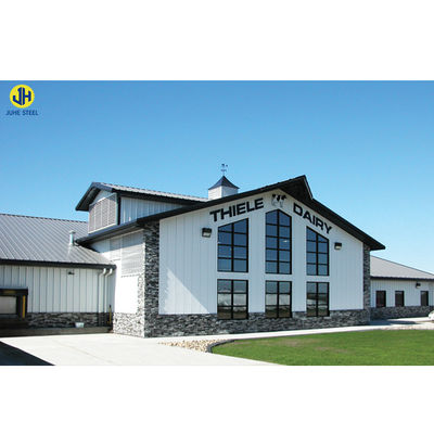 Kiosk Prefabricated Steel Structure Buildings Two Storey Villa Commercial Shed
