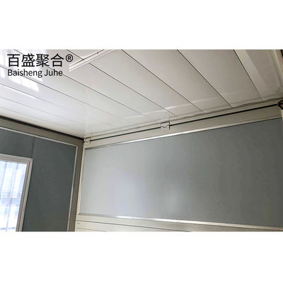 Steel Chasis 18mm MGO Board 15mm Vinyl Flooring Container Homes For Warehouse Building