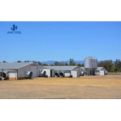 Solid H-shape Steel Beam Livestock Shelter for Live Cattle and Goat Shed Solution