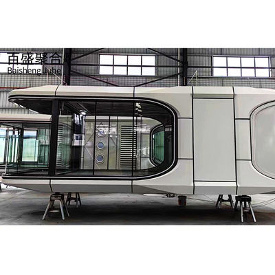 Transport And Load Simplified 20ft  Flat Pack Container House For Space Capsule Living