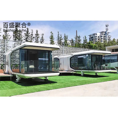 Transport And Load Simplified 20ft  Flat Pack Container House For Space Capsule Living