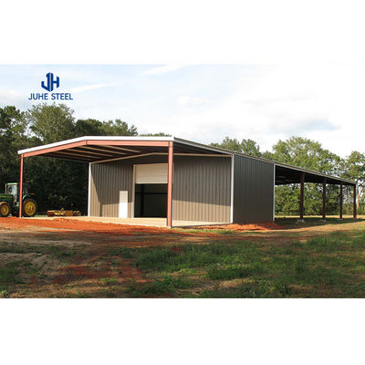 Customized Prefabricated Pole Barn Kits Steel Structure Warehouse Farm Shed Workshop