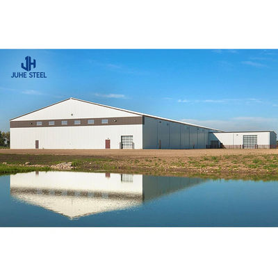 Customized Prefabricated Pole Barn Kits Steel Structure Warehouse Farm Shed Workshop