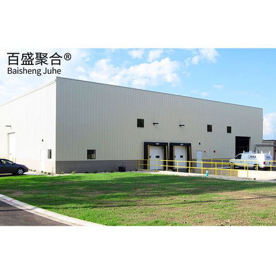ASTM Standard Steel Warehouse Structure featuring Solid H-shape Steel Beam Main Frame