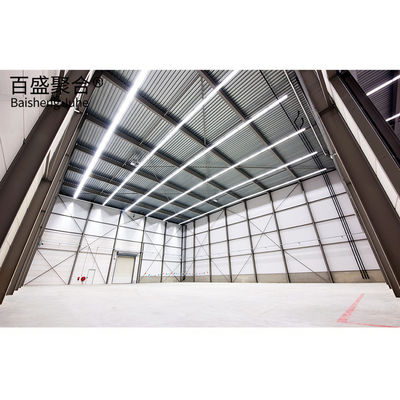 ASTM Standard Steel Warehouse Structure featuring Solid H-shape Steel Beam Main Frame