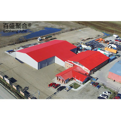 s Large-Span Steel Structure Warehouse with Rolling Door and Wind-Resistant Design