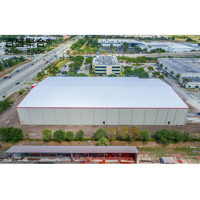 s Large-Span Steel Structure Warehouse with Rolling Door and Wind-Resistant Design