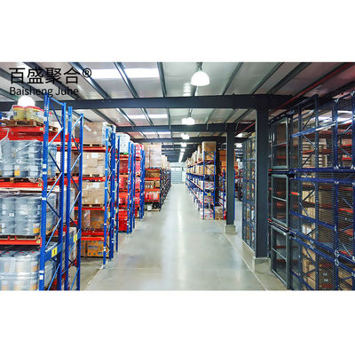 s Large-Span Steel Structure Warehouse with Rolling Door and Wind-Resistant Design