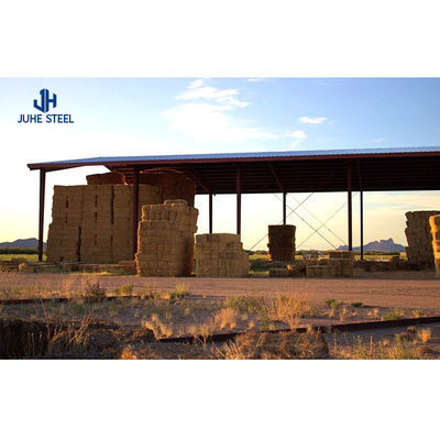 Hot Dip Gavalnized C.Z Shape Steel Channel Prefab Storage Shed for Farm Hay Protection