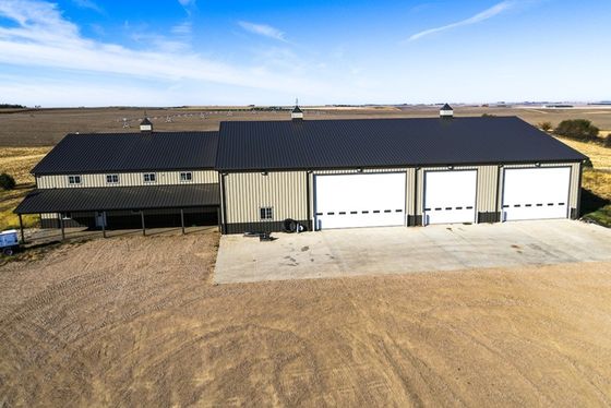 Prefabricated Steel Structure Workshop for Farm Storage Warehouse Metal Building