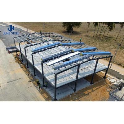 Light Steel Q355 Q235 Main Frame Short Construction Period Prefabricated Warehouse