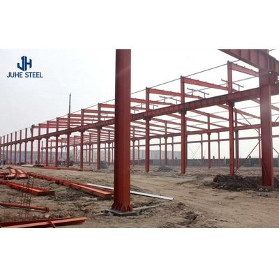Aluminum Alloy Window Customized Size Steel Structure Building Hot Dip Galvanized Paint Spraying