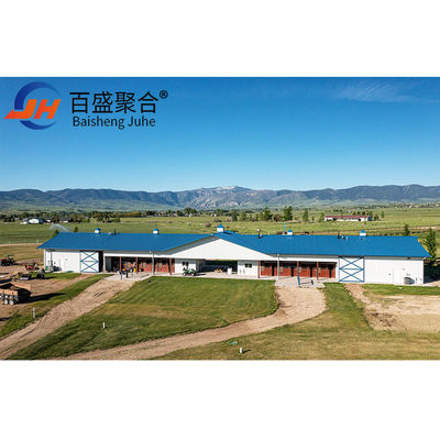 Large Span Multi-storey Warehouse with Light Steel Structure Frame and Fireproof Design