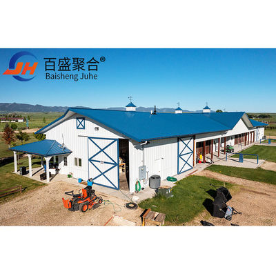 Large Span Multi-storey Warehouse with Light Steel Structure Frame and Fireproof Design