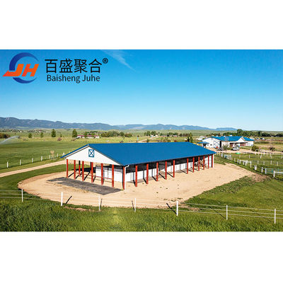 Large Span Multi-storey Warehouse with Light Steel Structure Frame and Fireproof Design