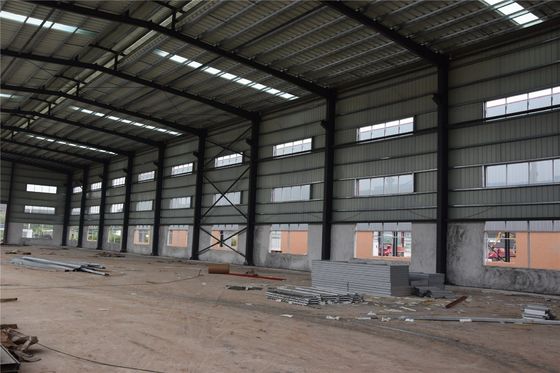 Wide Width Pre Built Light I Beam Warehouse Construction with Aluminum Alloy Window
