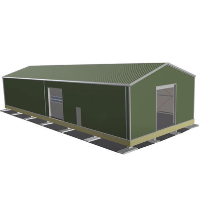 Low Maintenance Poultry Farm Equipment for Broiler Chicken Feeding in Steel Structure