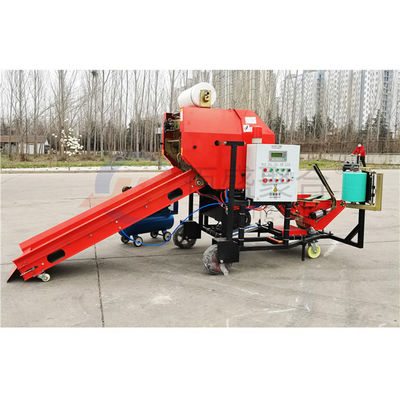 Steel Farming and Livestock Construction 80kg Round Straw Baler with Cutting Service