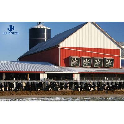 Sturdy Tolerance ±1% ASTM Standard Livestock Shelter for Dairy Farm Cattle and Goat Shed