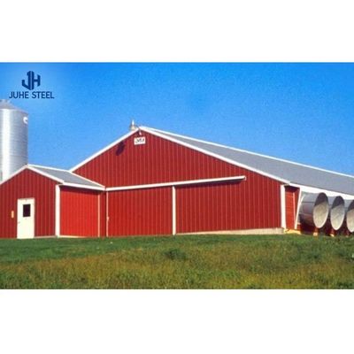 Long-span Grid Structure Prefab Modern Greenhouse Shed for Broiler Chicken Farming