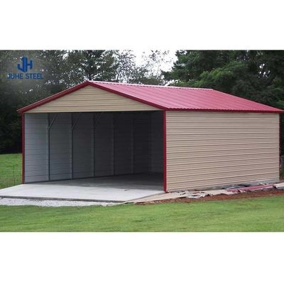 Painted Prefabricated Light Steel Frame Structure Warehouse Farm Shed for Self Storage