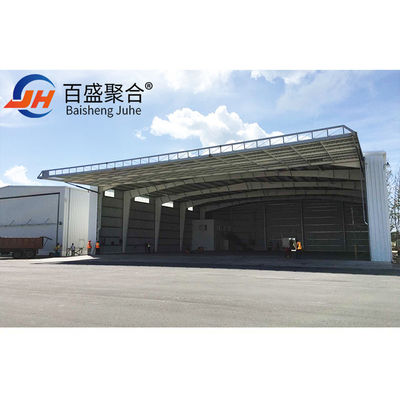 Prefabricated Steel Structure Airport Hangar with High Wind Load Tolerance of 200 Km/h