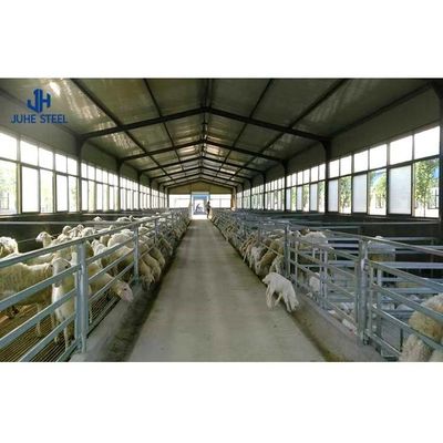 Q235 Q355B Steel Livestock Shelter Poultry Farm Layout Design Close House Chicken Farm