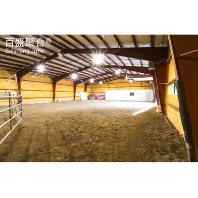Light Steel Structure Dairy Farm Cow Shed With Q235/Q345B Grade And Easy Installation