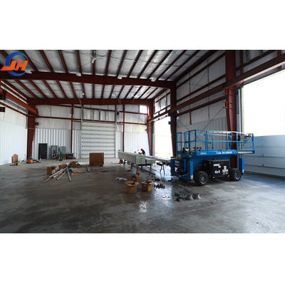 Sliding Door Steel Structure Industrial Workshop Large Span Welding Processing Service