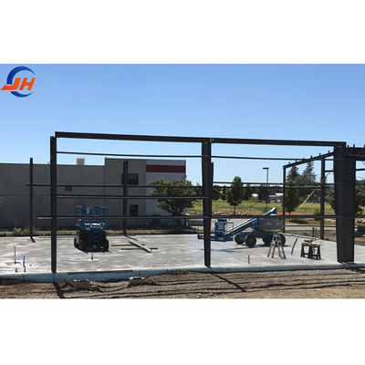 Sliding Door Steel Structure Industrial Workshop Large Span Welding Processing Service