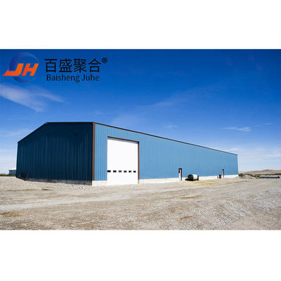 Light Steel Structure Prefabricated Warehouse Building With C.Z Shape Steel Channel Purlin